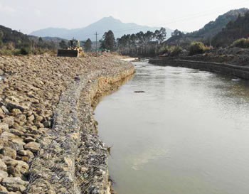 苏州河道石笼网使用案例